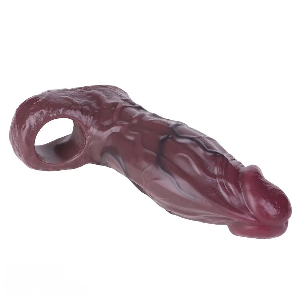 Coffee tone thick realistic dildo, photo 10