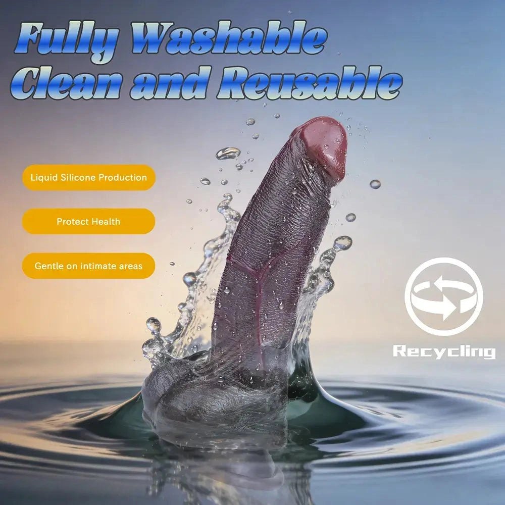 Coffee silicone dildo, photo 3