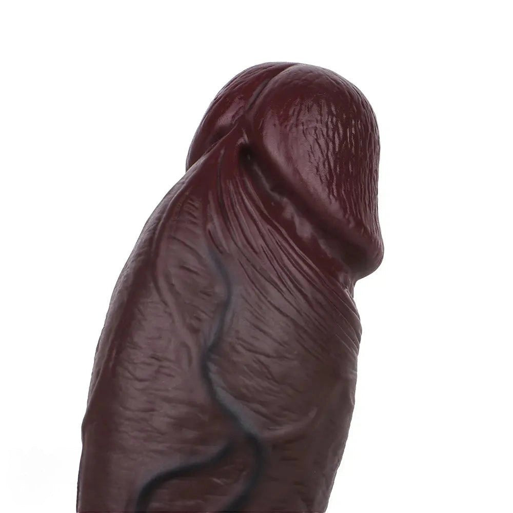 Coffee hollow silicone strap-on dildo with panty brief, photo 14