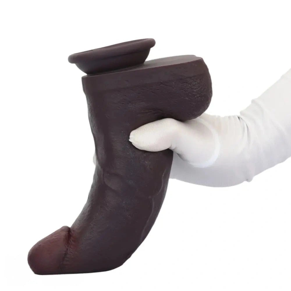Coffee silicone suction cup dildo, photo 13