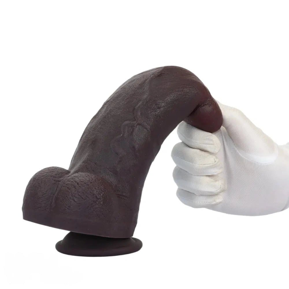 Coffee silicone suction cup dildo, photo 15