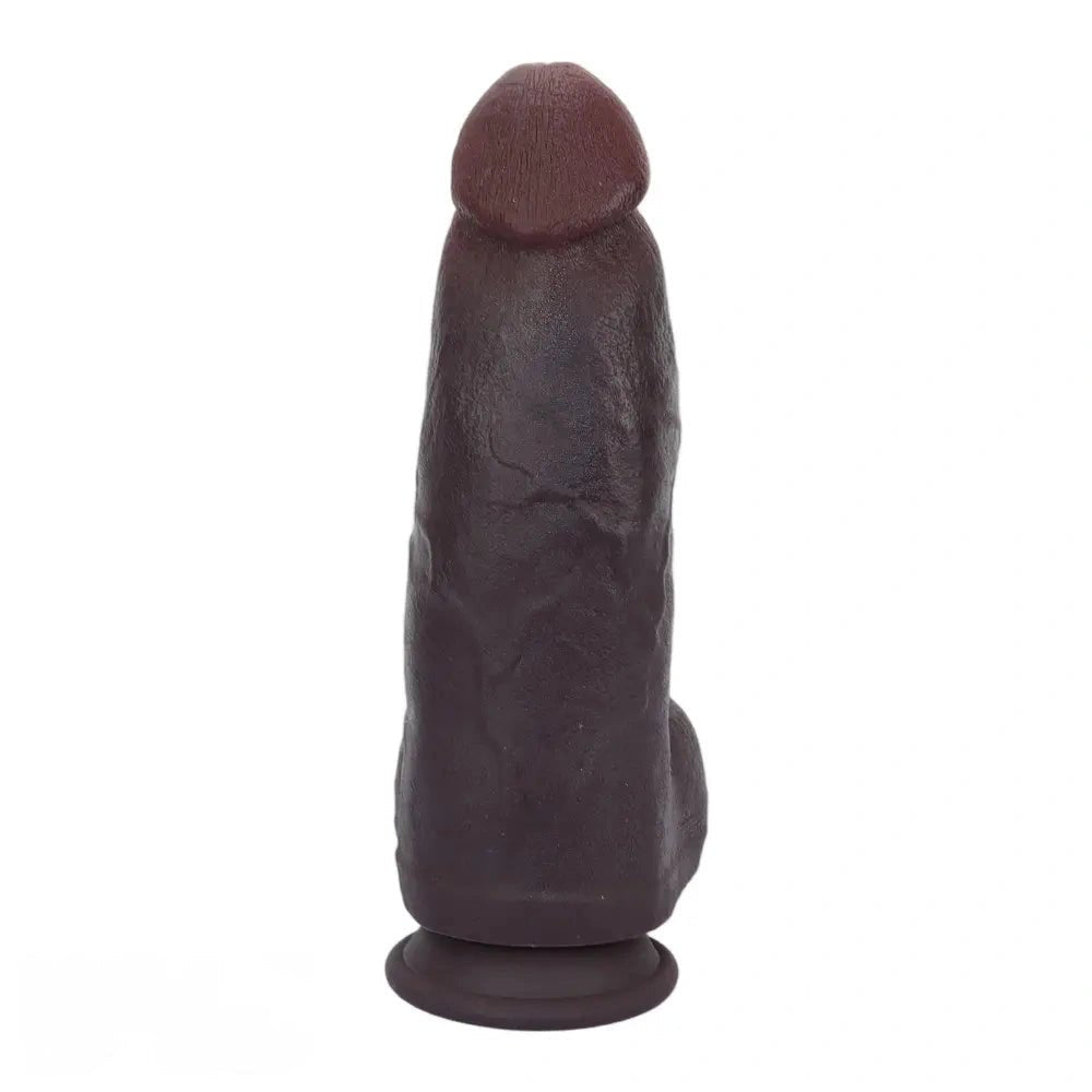 Coffee silicone suction cup dildo, photo 2