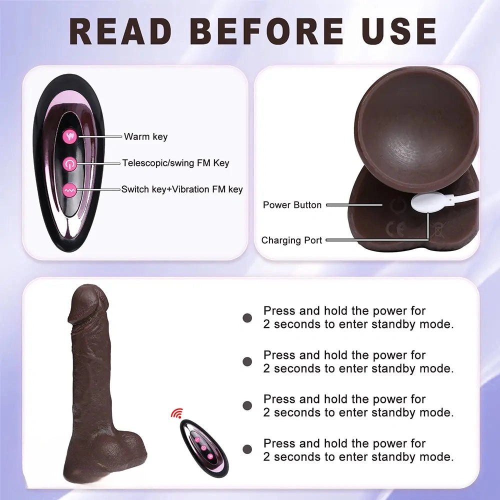 Coffee silicone suction cup dildo, photo 7