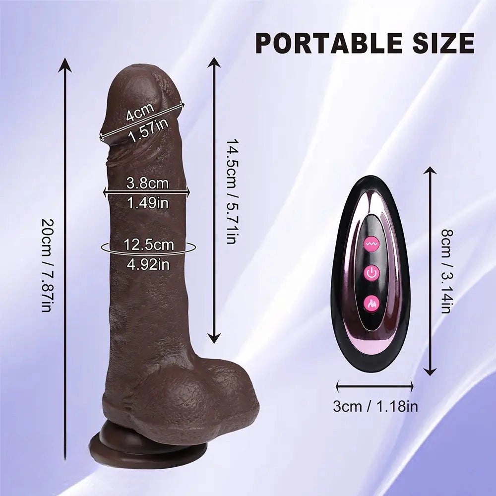 Coffee silicone suction cup dildo, photo 8