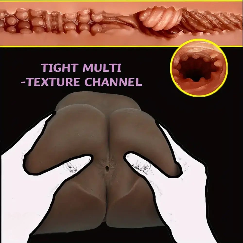 Coffee silicone torso dildo, photo 3