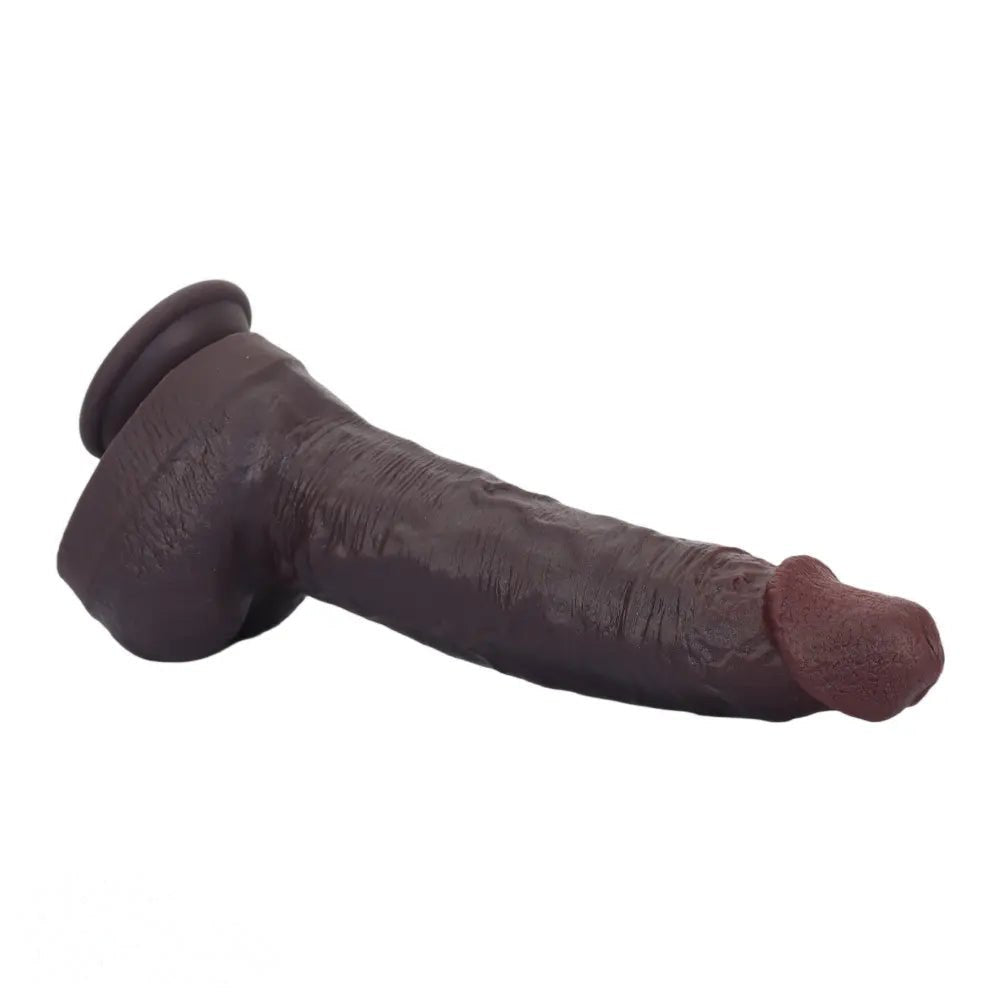 Coffee dual density suction cup dildo, photo 10