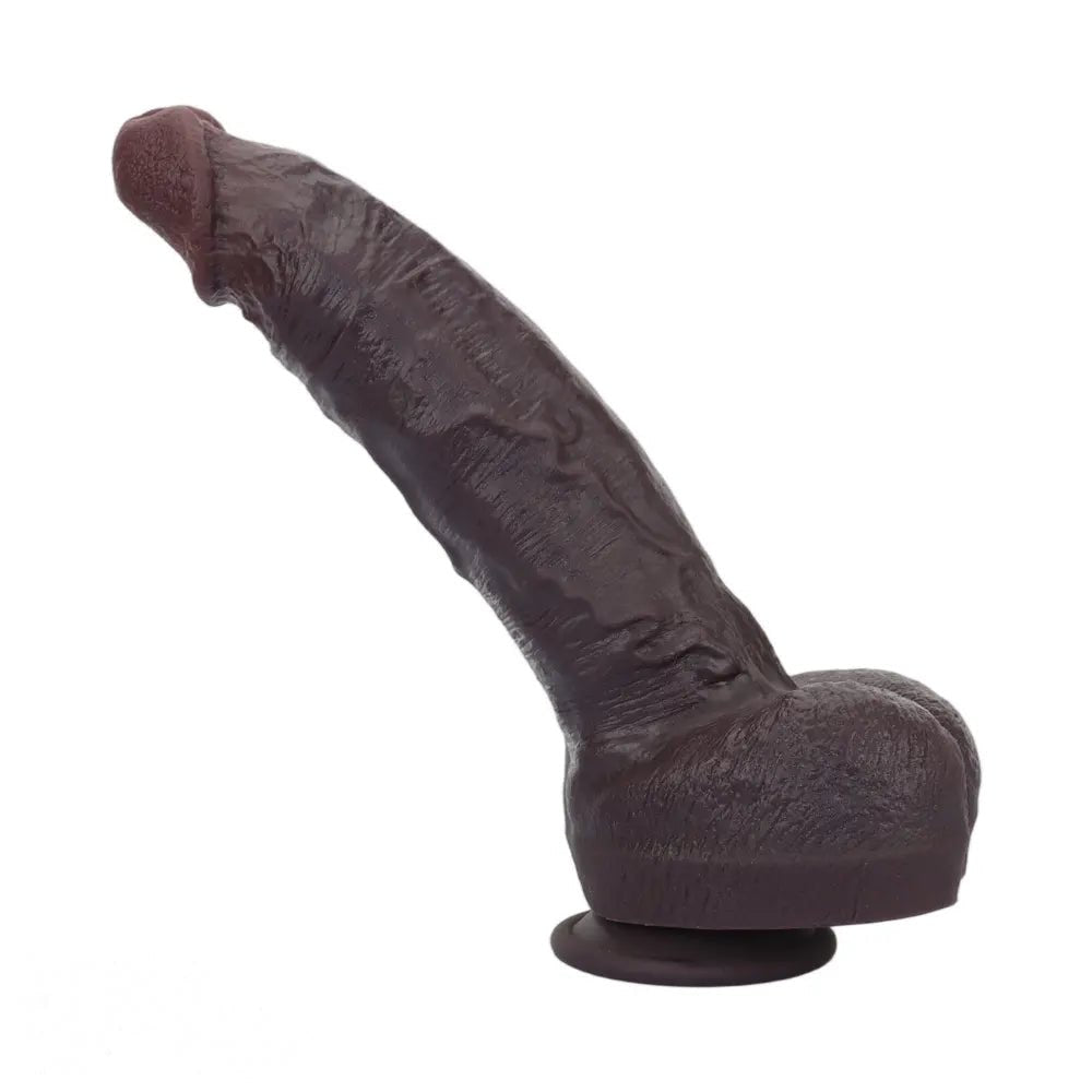 Coffee dual density suction cup dildo, photo 6