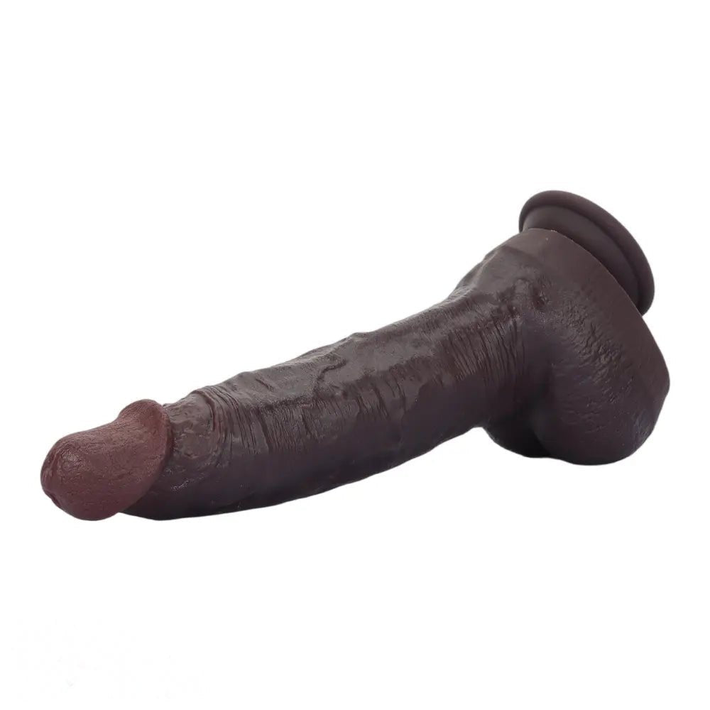 Coffee dual density suction cup dildo, photo 9