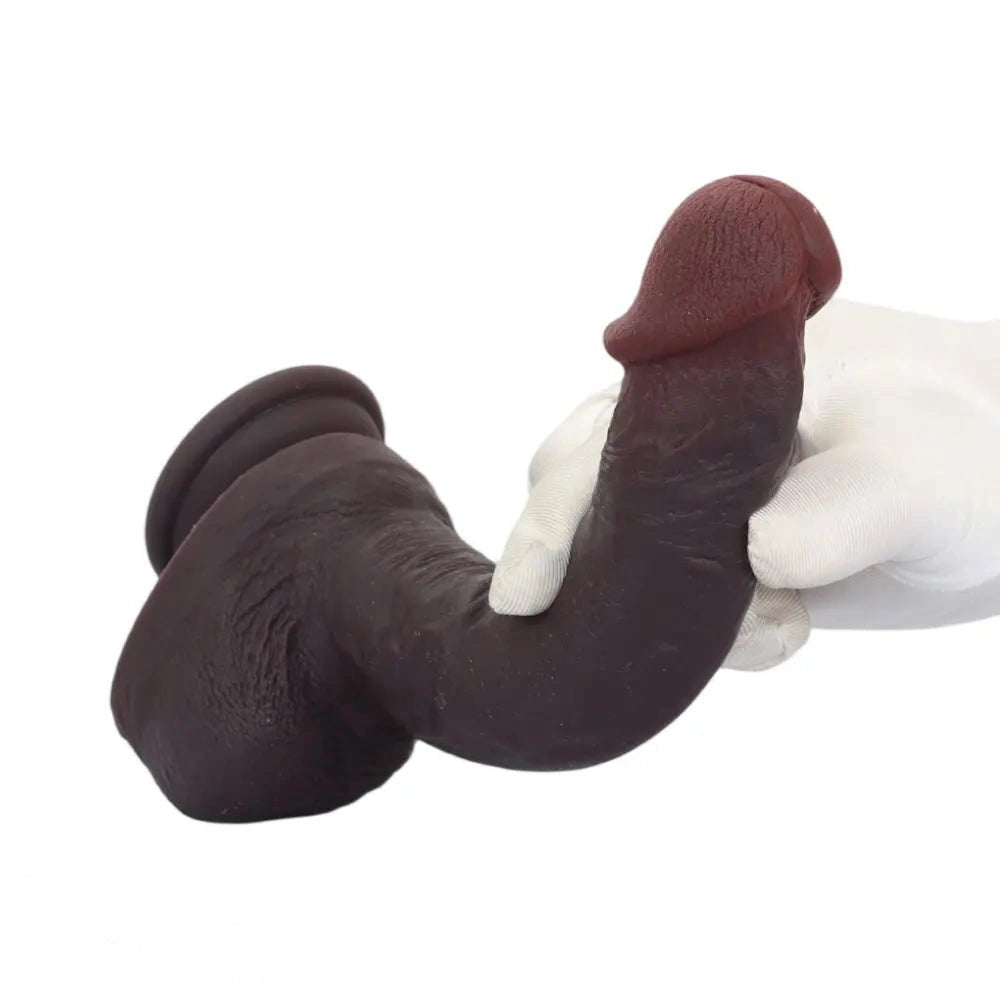 Coffee silicone suction cup dildo, photo 12