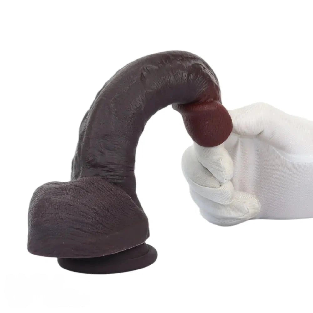 Coffee silicone suction cup dildo, photo 14