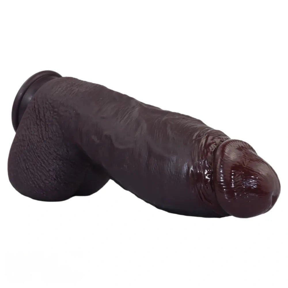 Coffee thick suction cup dildo, photo 10