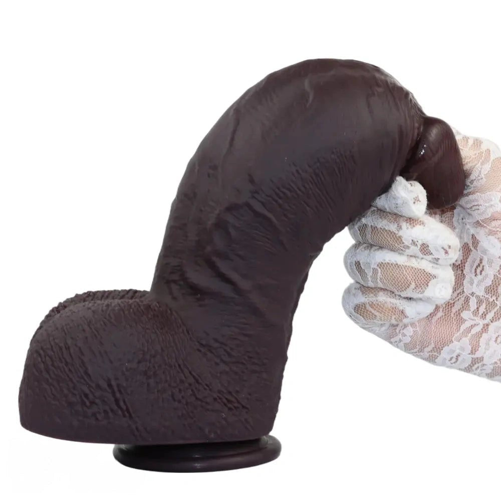 Coffee thick suction cup dildo, photo 13
