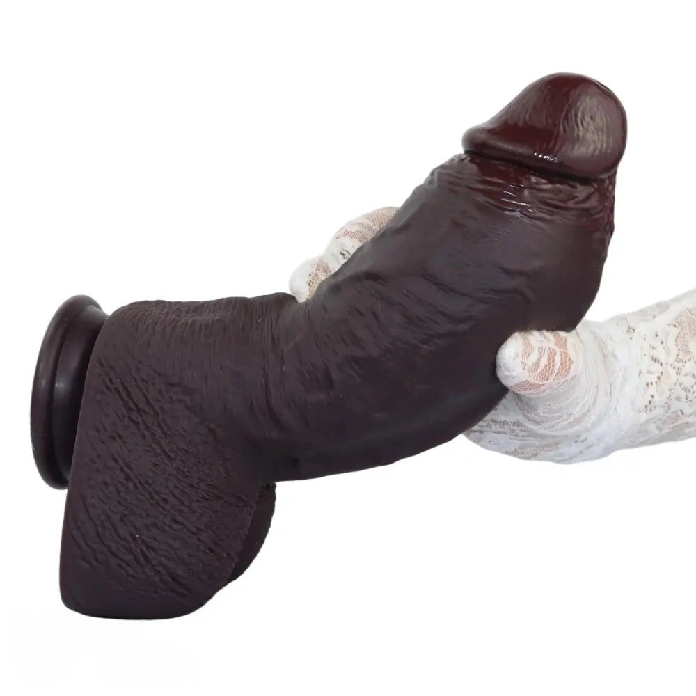Coffee thick suction cup dildo, photo 15