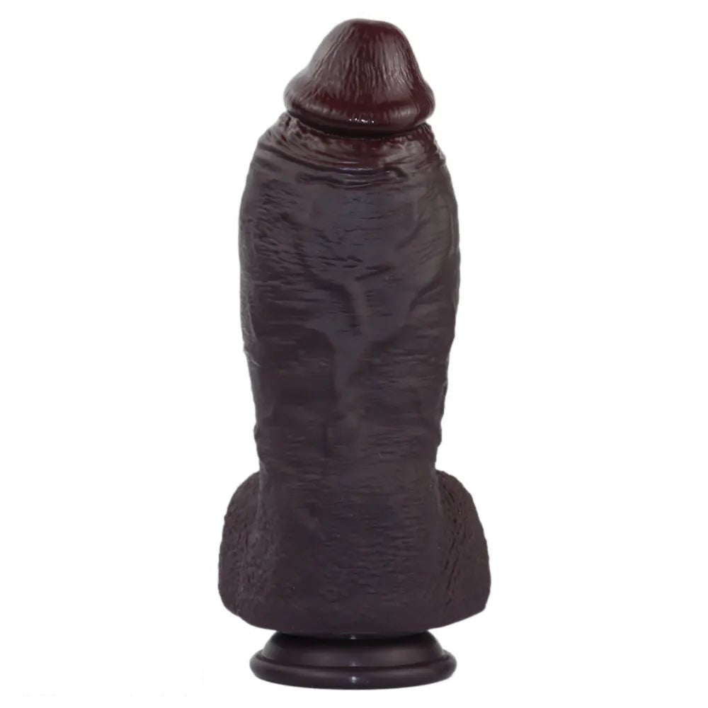 Coffee thick suction cup dildo, photo 2