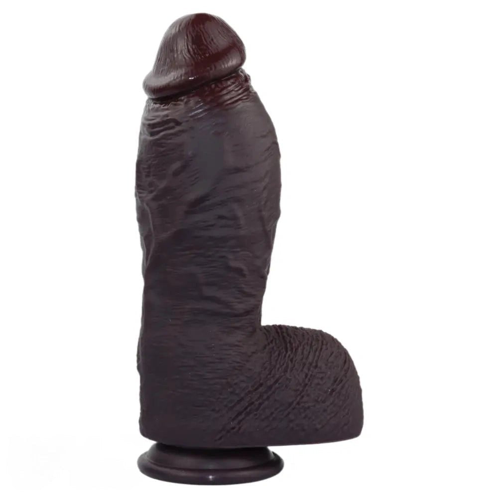 Coffee thick suction cup dildo, photo 9