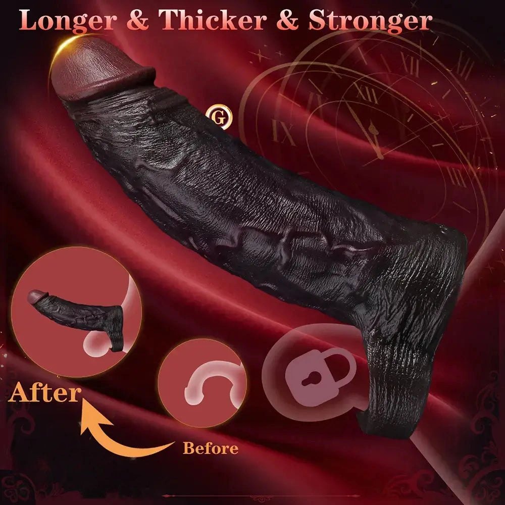Coffee tone realistic dildo sleeve, photo 6