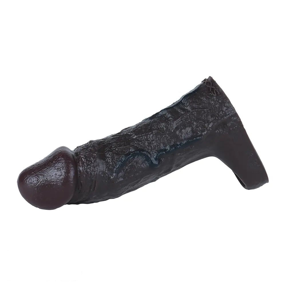 Coffee silicone realistic dildo, photo 11