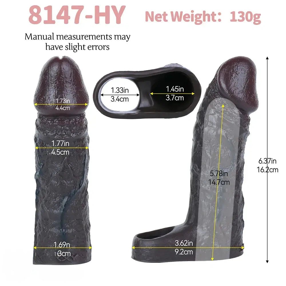 Coffee silicone realistic dildo, photo 8