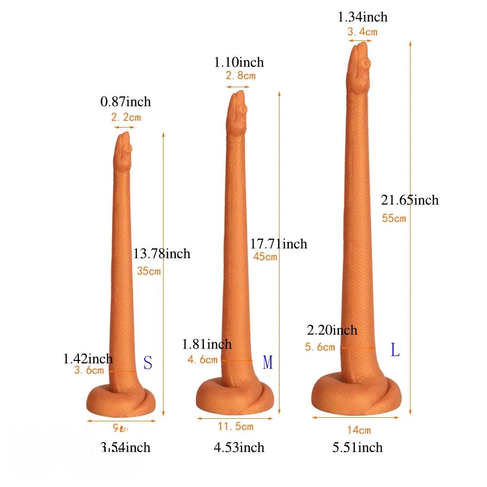 Coiled snake-scale suction cup dildo, photo 5