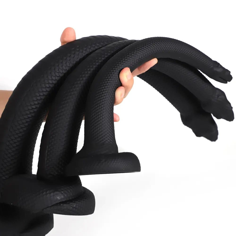 Coiled snake-scale suction cup dildo, photo 6