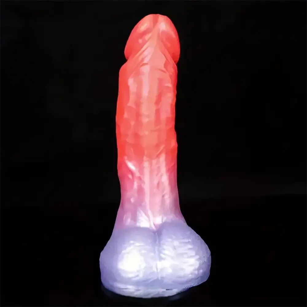 Colorful silicone suction cup dildo, photo 2