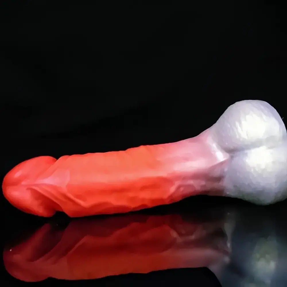 Colorful silicone suction cup dildo, photo 6