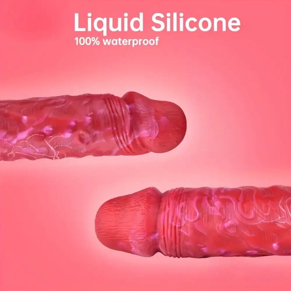 Colorful big suction cup dildo, photo 4