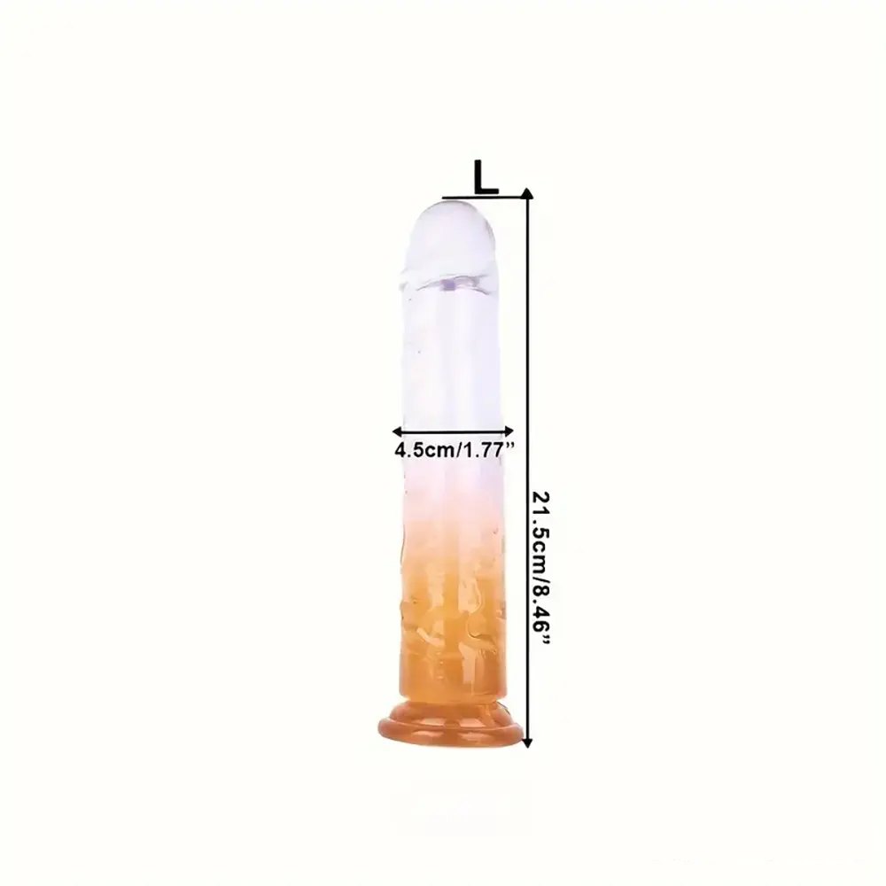 Colorful crystal pvc dildo, photo 10