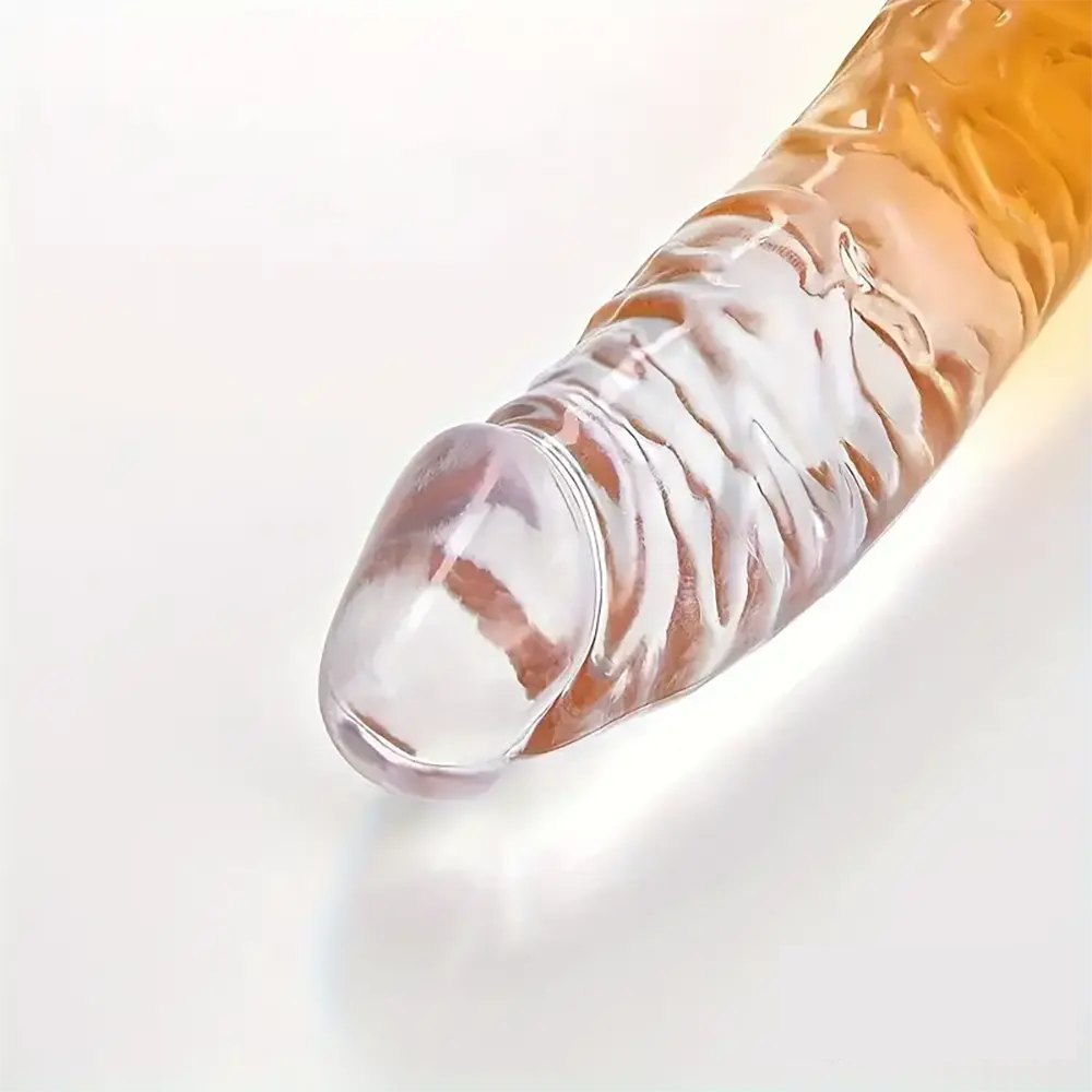 Colorful crystal pvc dildo, photo 5