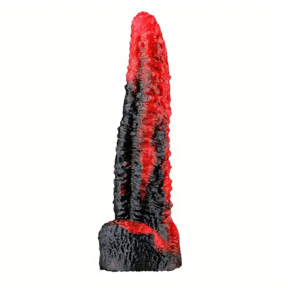Colorful silicone monster dildo, photo 1