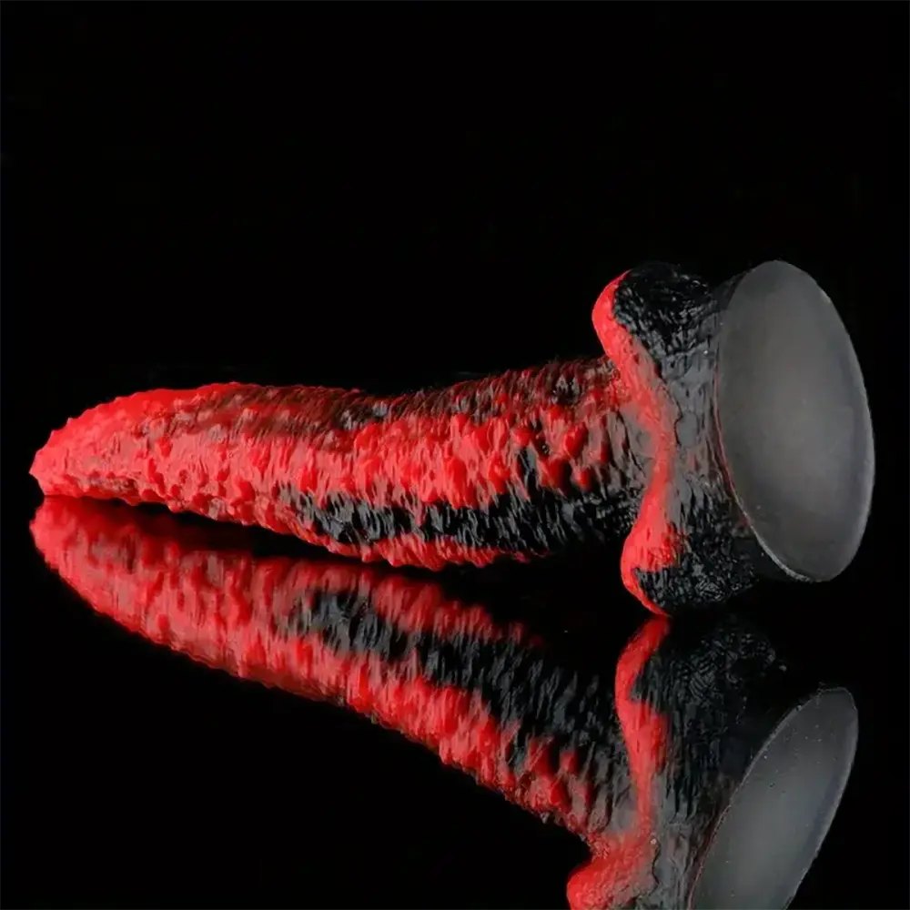 Colorful silicone monster dildo, photo 3