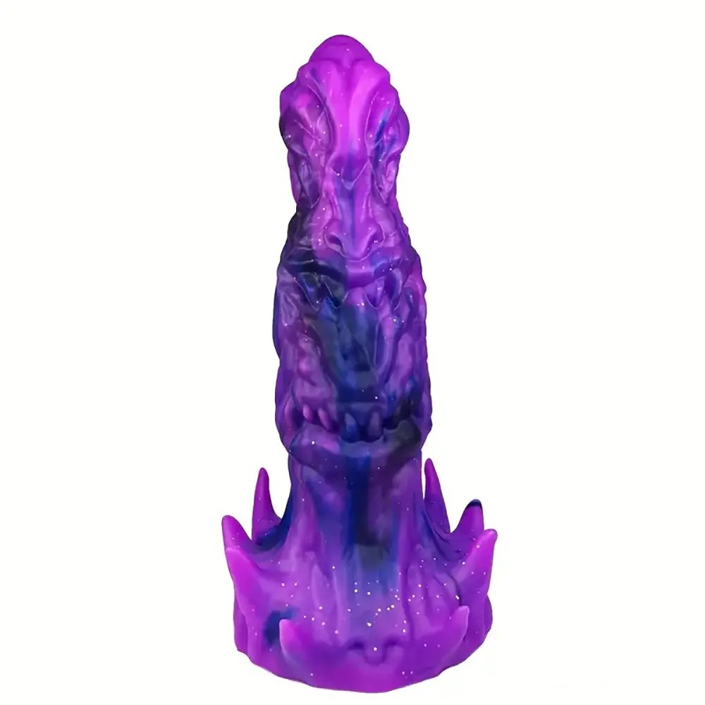 Colorful fantasy monster silicone dildo, photo 1