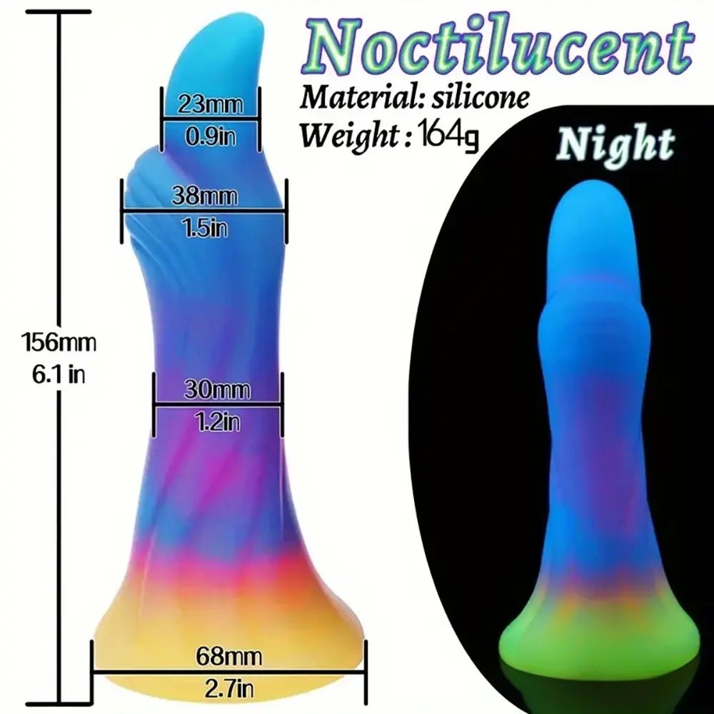 Colorful silicone monster dildo, photo 6