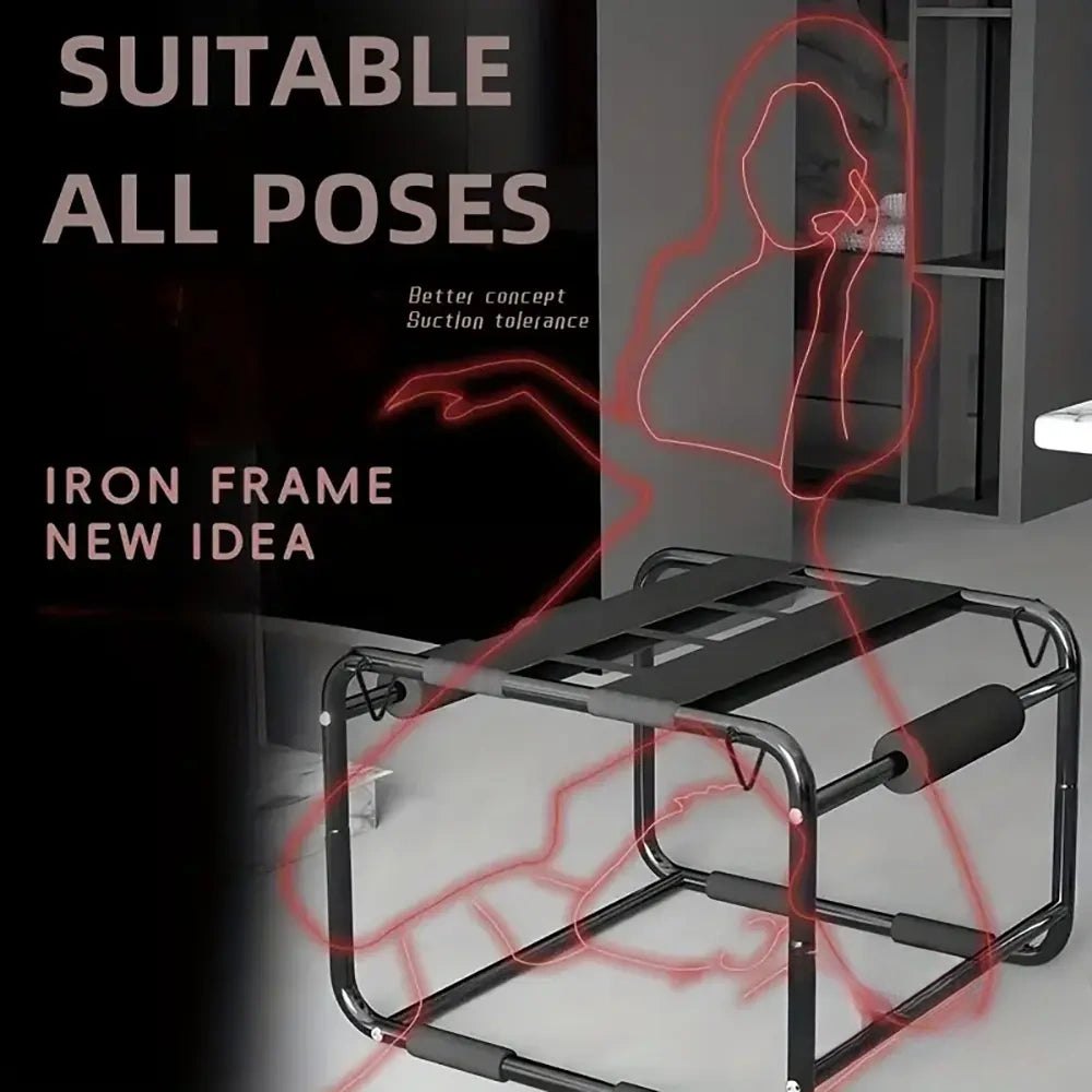 Colorful metal bondage chair frame, photo 3