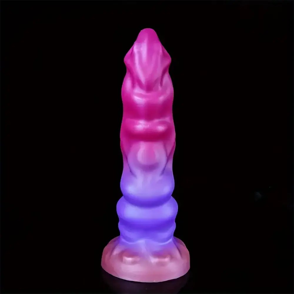 Colorful silicone monster fantasy dildo, photo 2