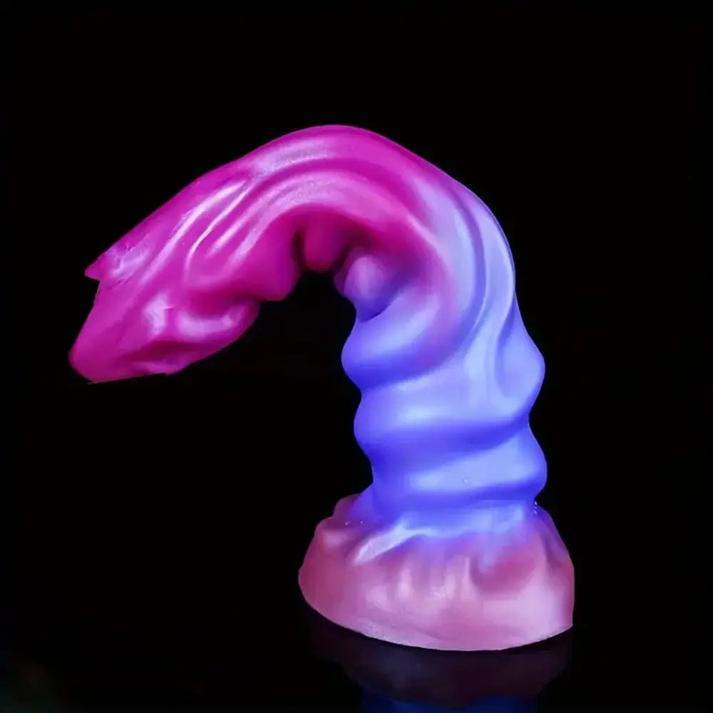 Colorful silicone monster fantasy dildo, photo 5