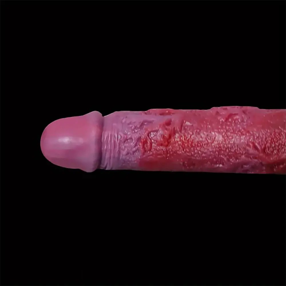 Colorful silicone double-head dildo, photo 6