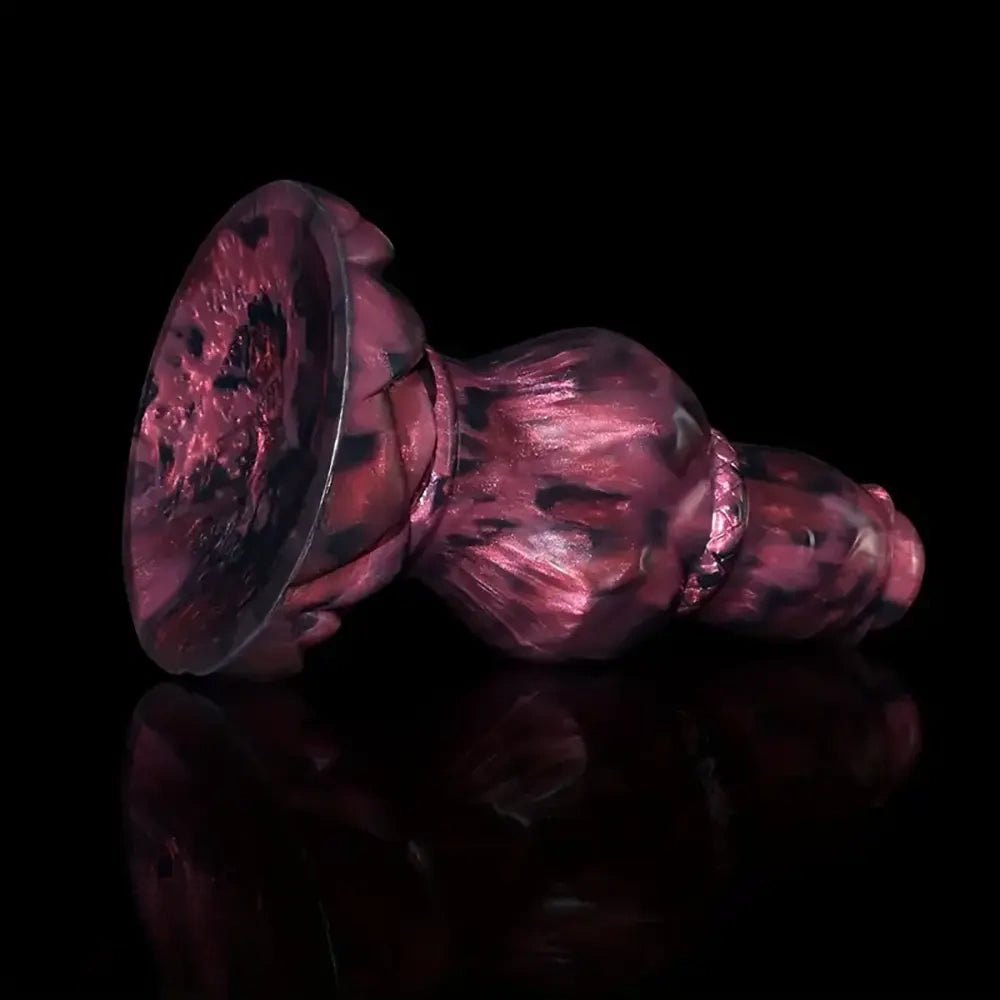 Colorful silicone knotted animal dildo, photo 9