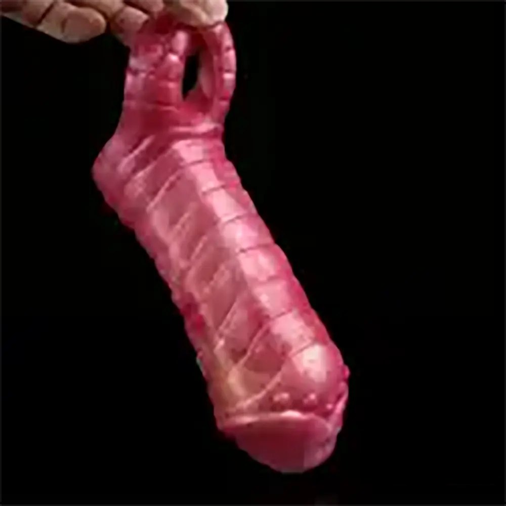Colorful silicone penis sleeve, photo 12