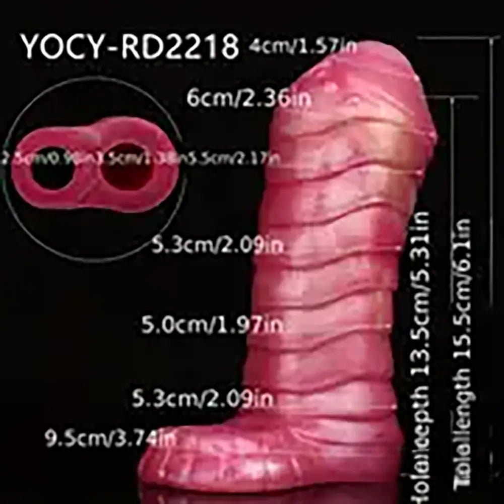 Colorful silicone penis sleeve, photo 13