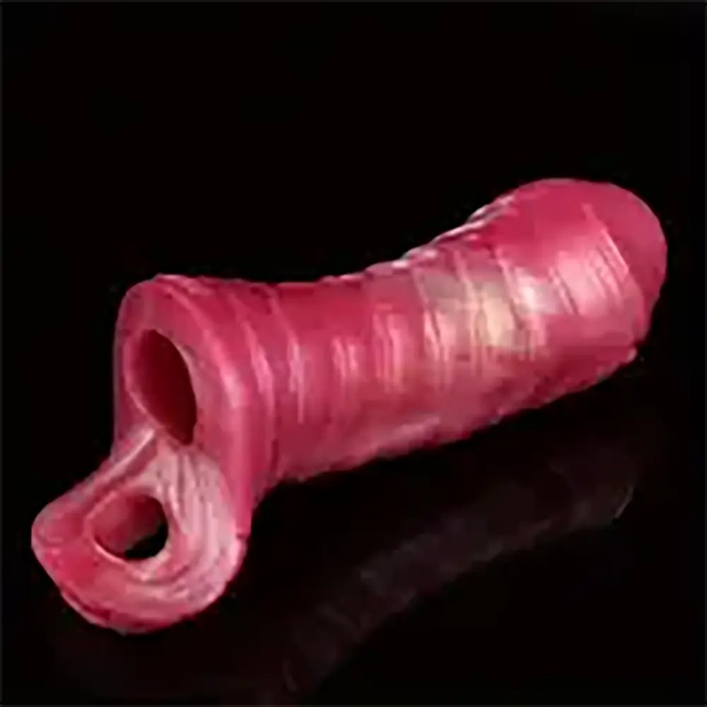 Colorful silicone penis sleeve, photo 2