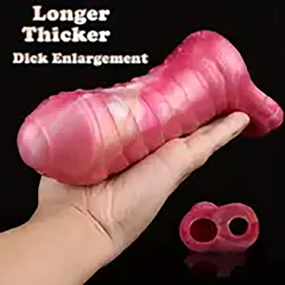 Colorful silicone penis sleeve, photo 4