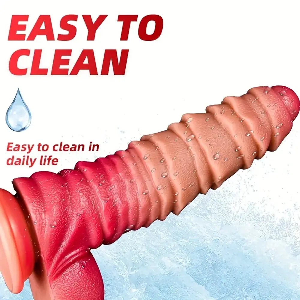 Colorful silicone suction cup dildo, photo 3