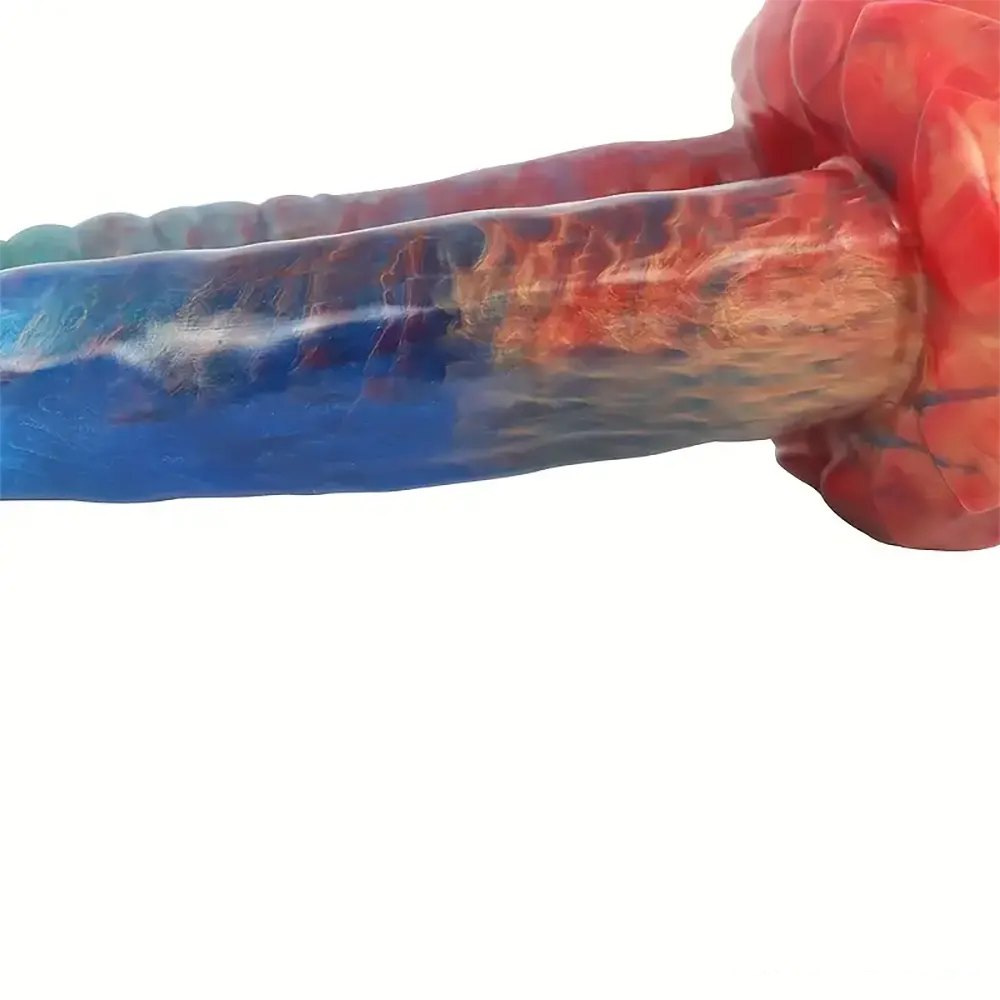 Colorful silicone double-headed U-shaped dildo, photo 11