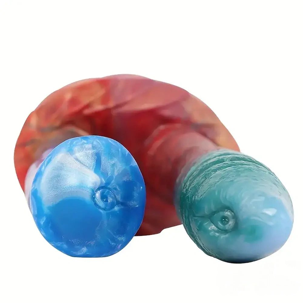 Colorful silicone double-headed U-shaped dildo, photo 12