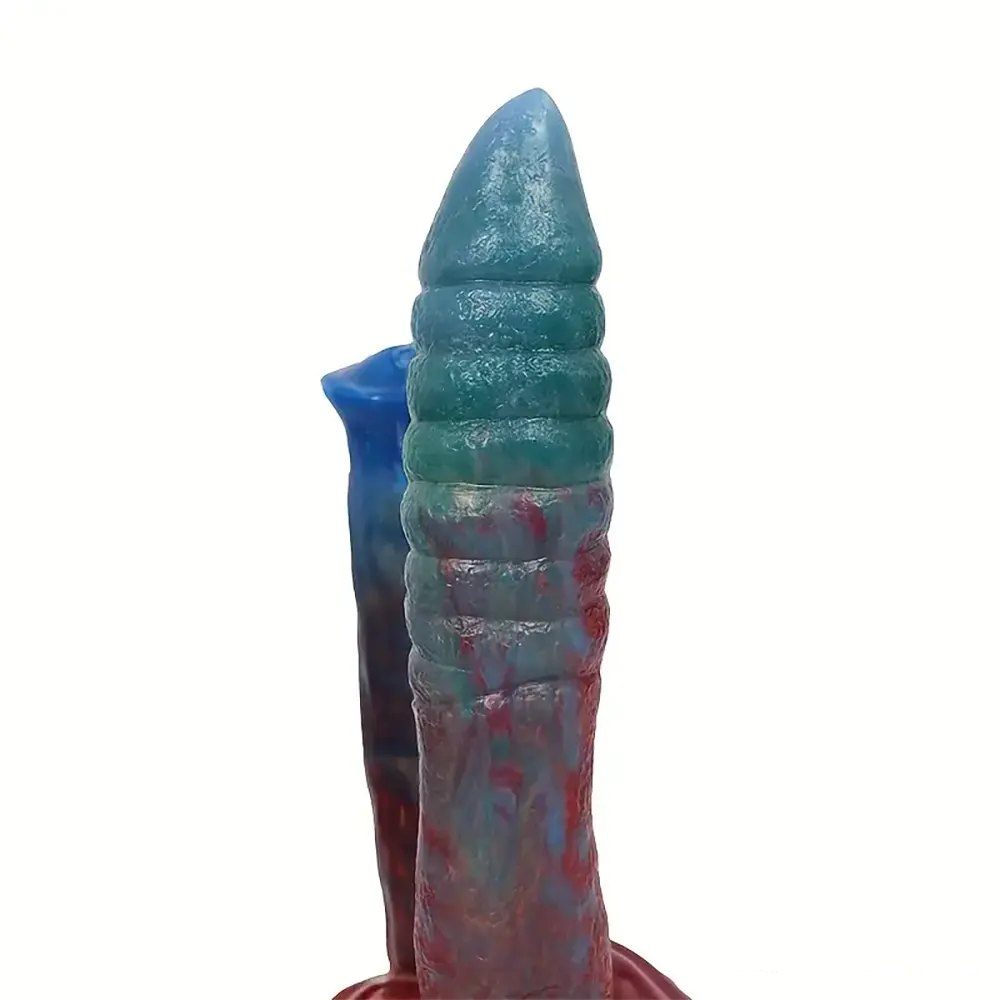 Colorful silicone double-headed U-shaped dildo, photo 5