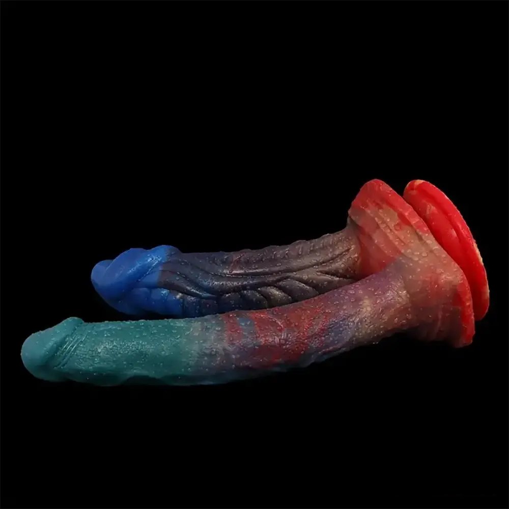 Colorful silicone double-headed U-shaped dildo, photo 6