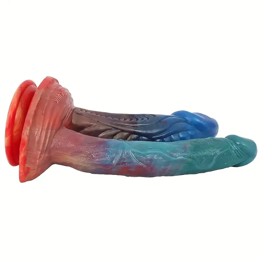 Colorful silicone double-headed U-shaped dildo, photo 7
