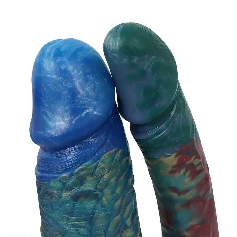 Colorful silicone double-headed U-shaped dildo, photo 9
