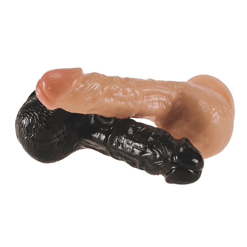 And flesh compact pvc suction cup dildo, photo 10